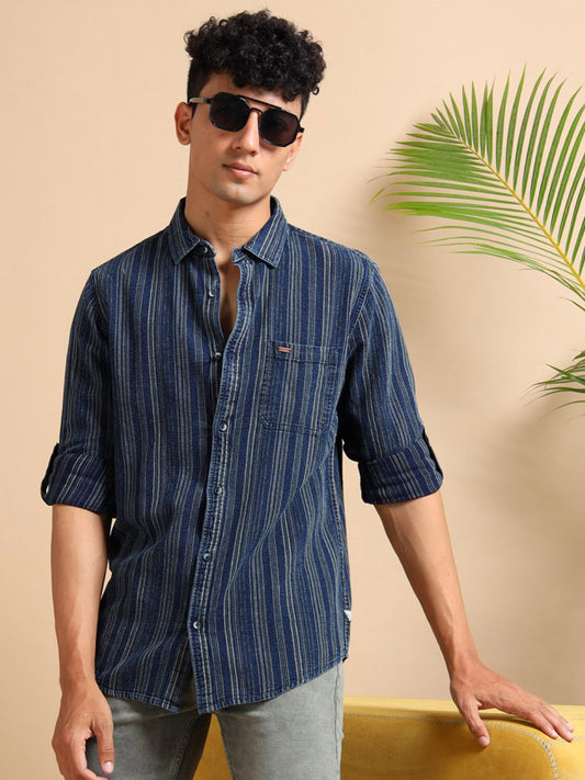 Leafline Indigo Shirt