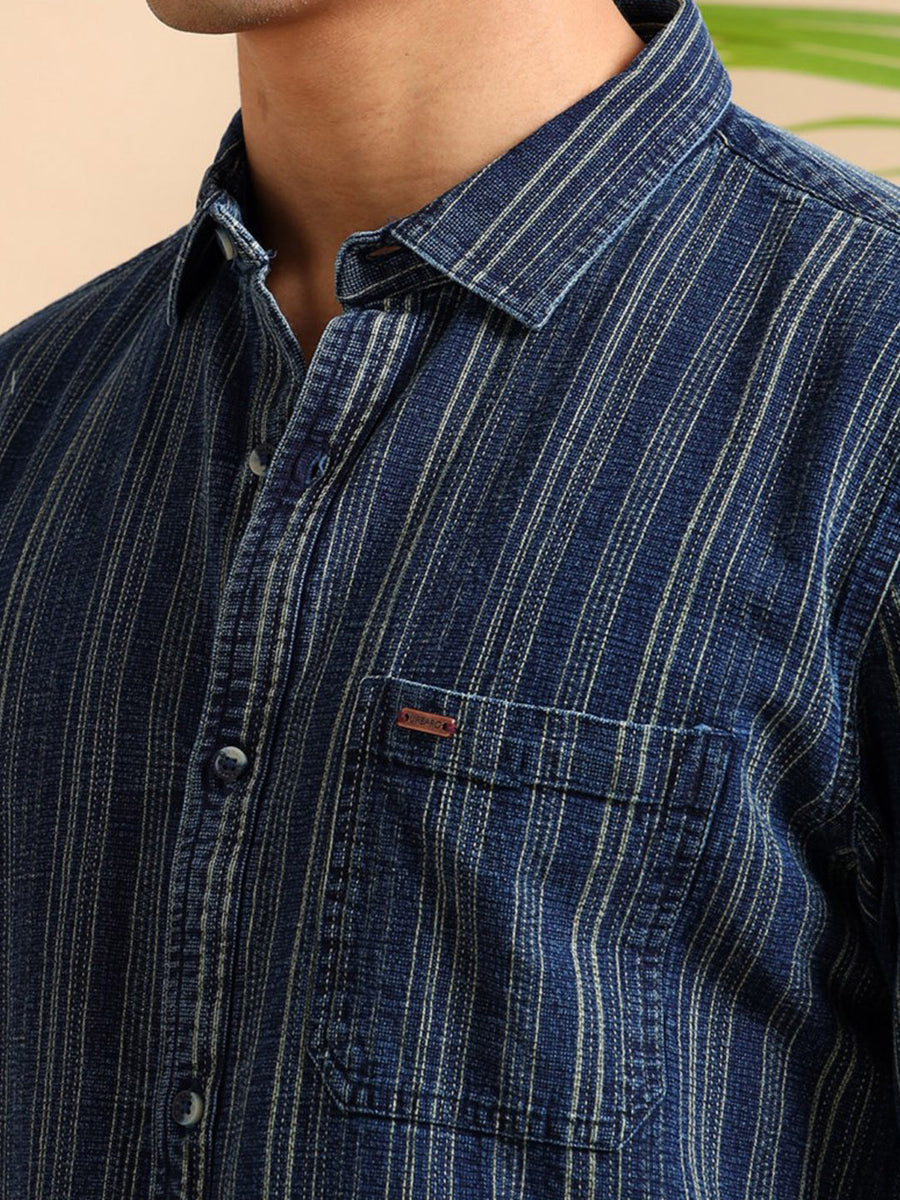 Leafline Indigo Shirt