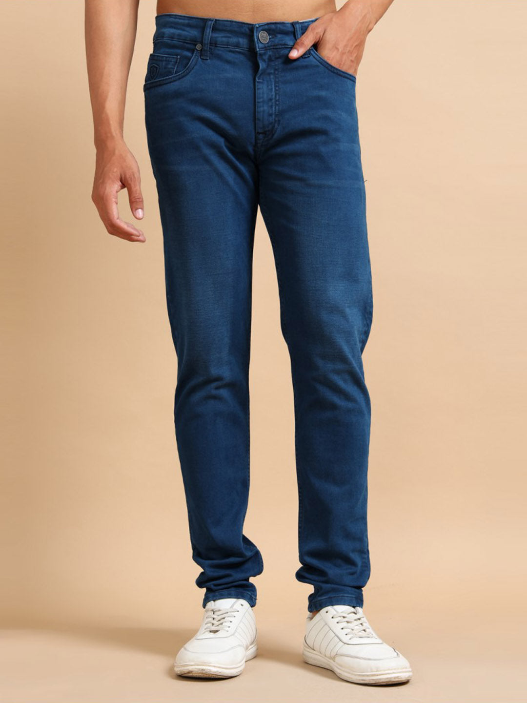 Street Style Blue Jeans