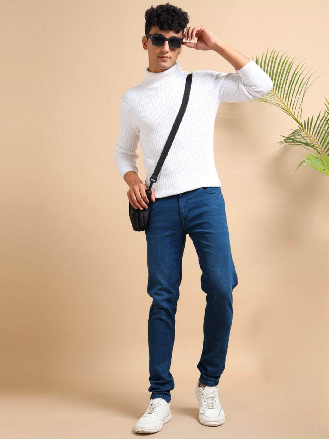Street Style Blue Jeans