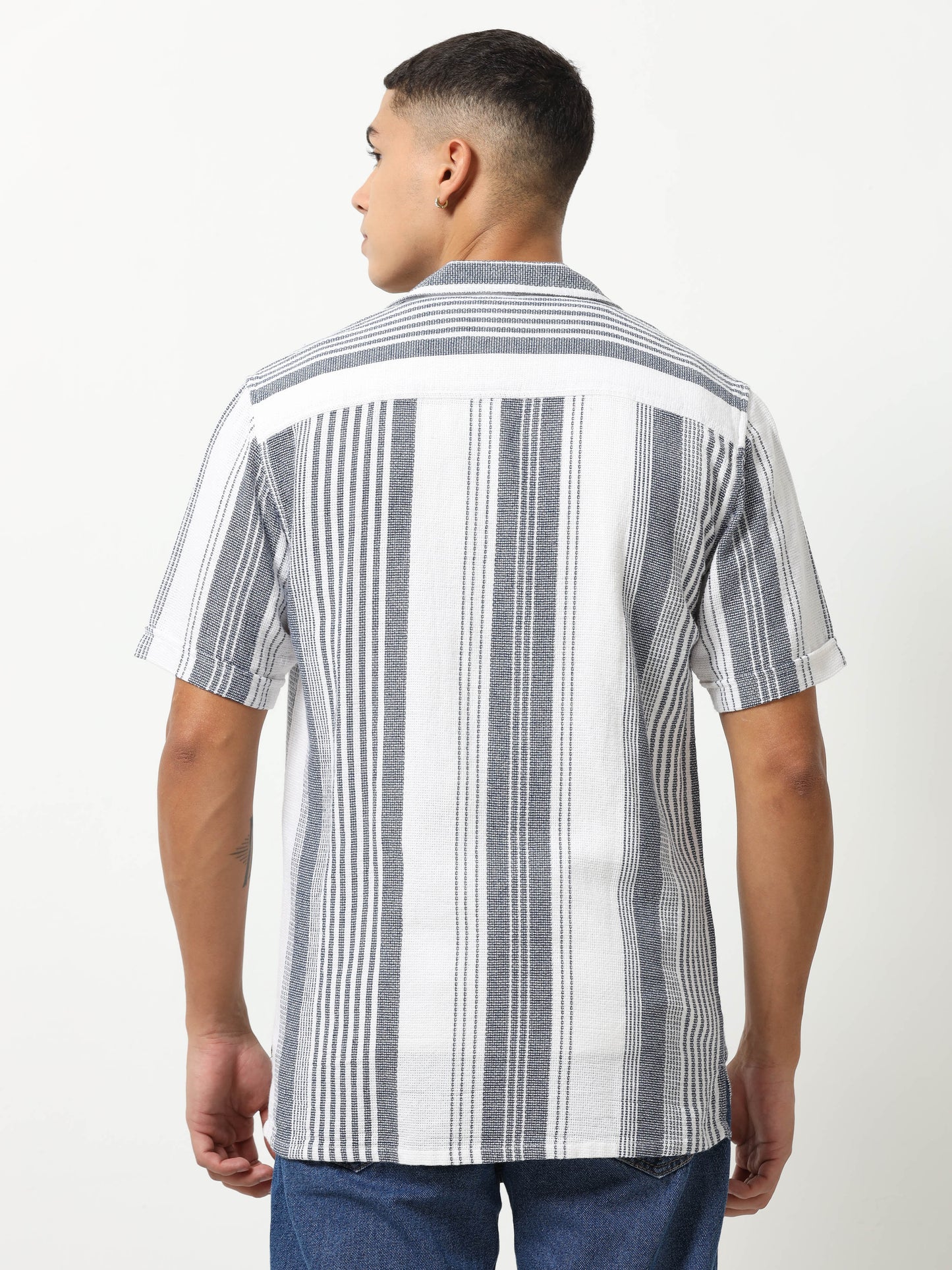 Azure Simplicity Stripes Shirt