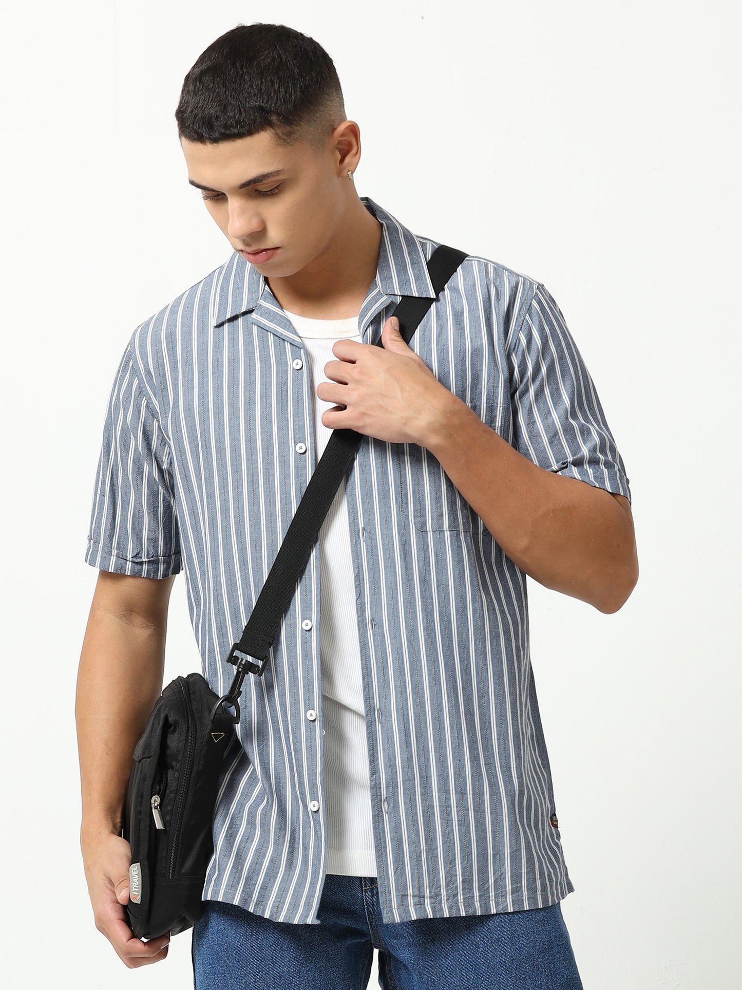 Blue Horizon Stripes Shirt