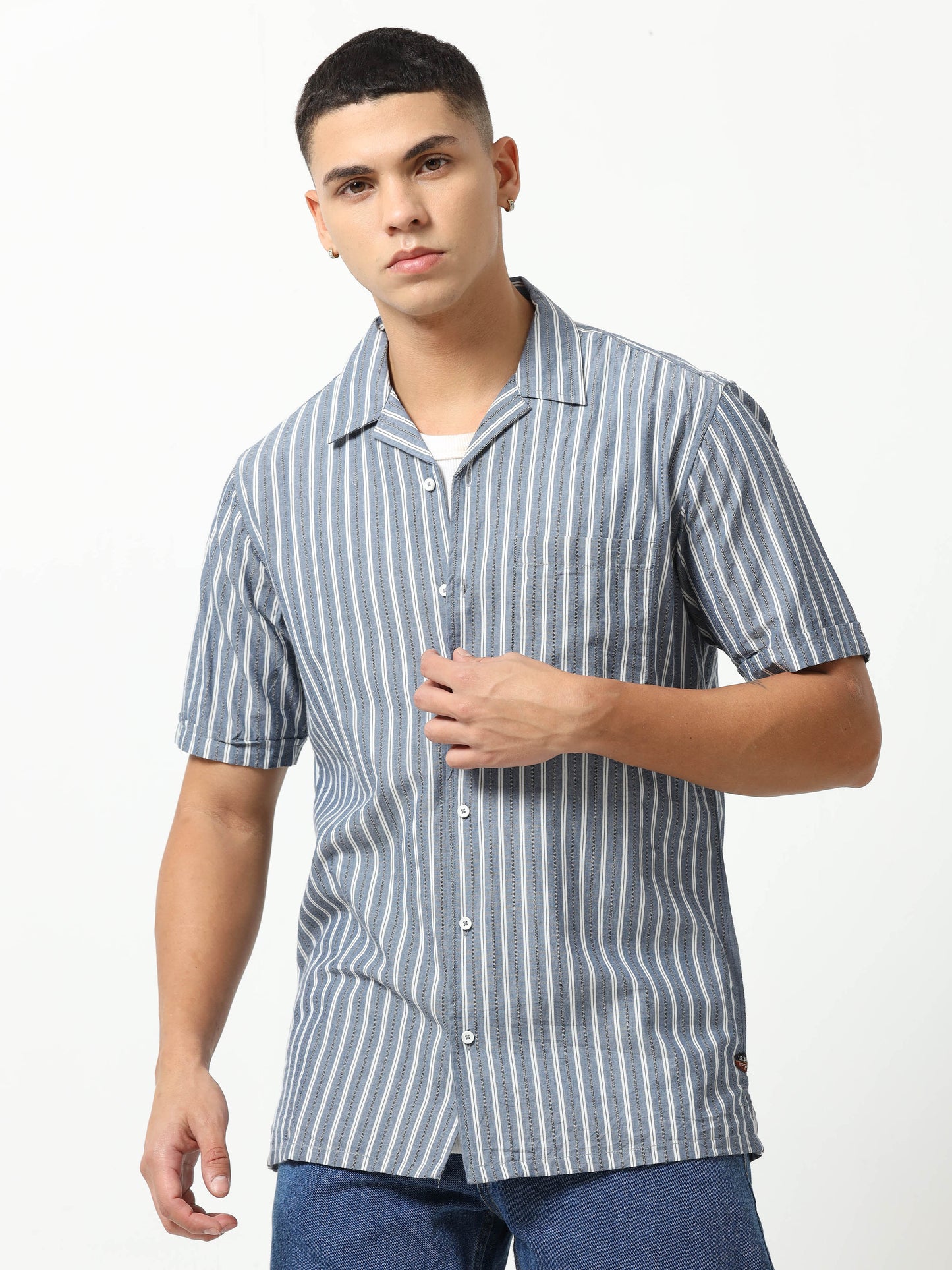 Blue Horizon Stripes Shirt