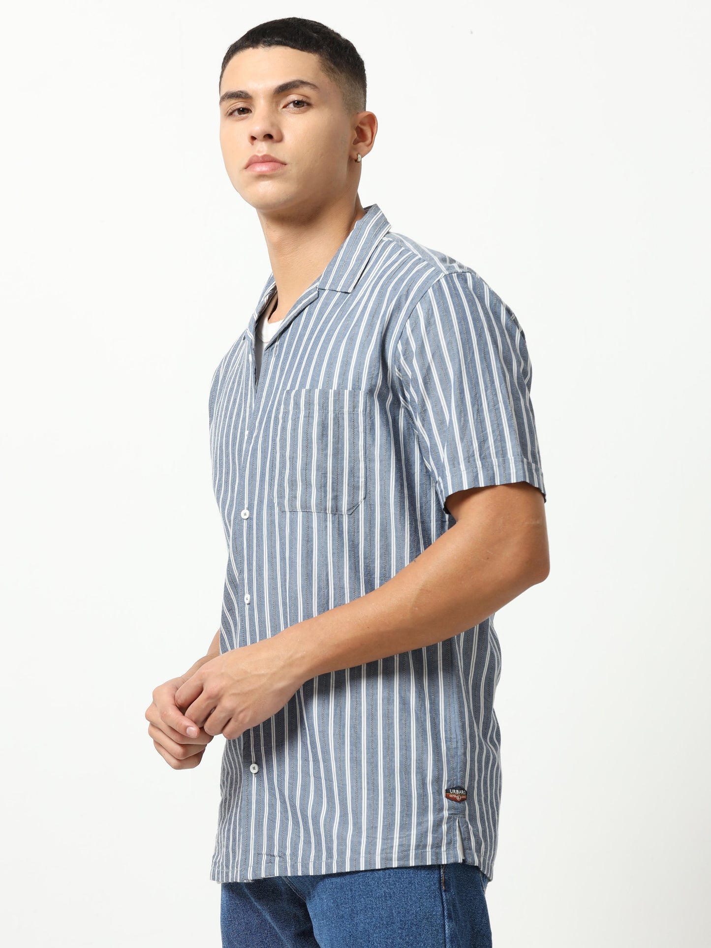 Blue Horizon Stripes Shirt