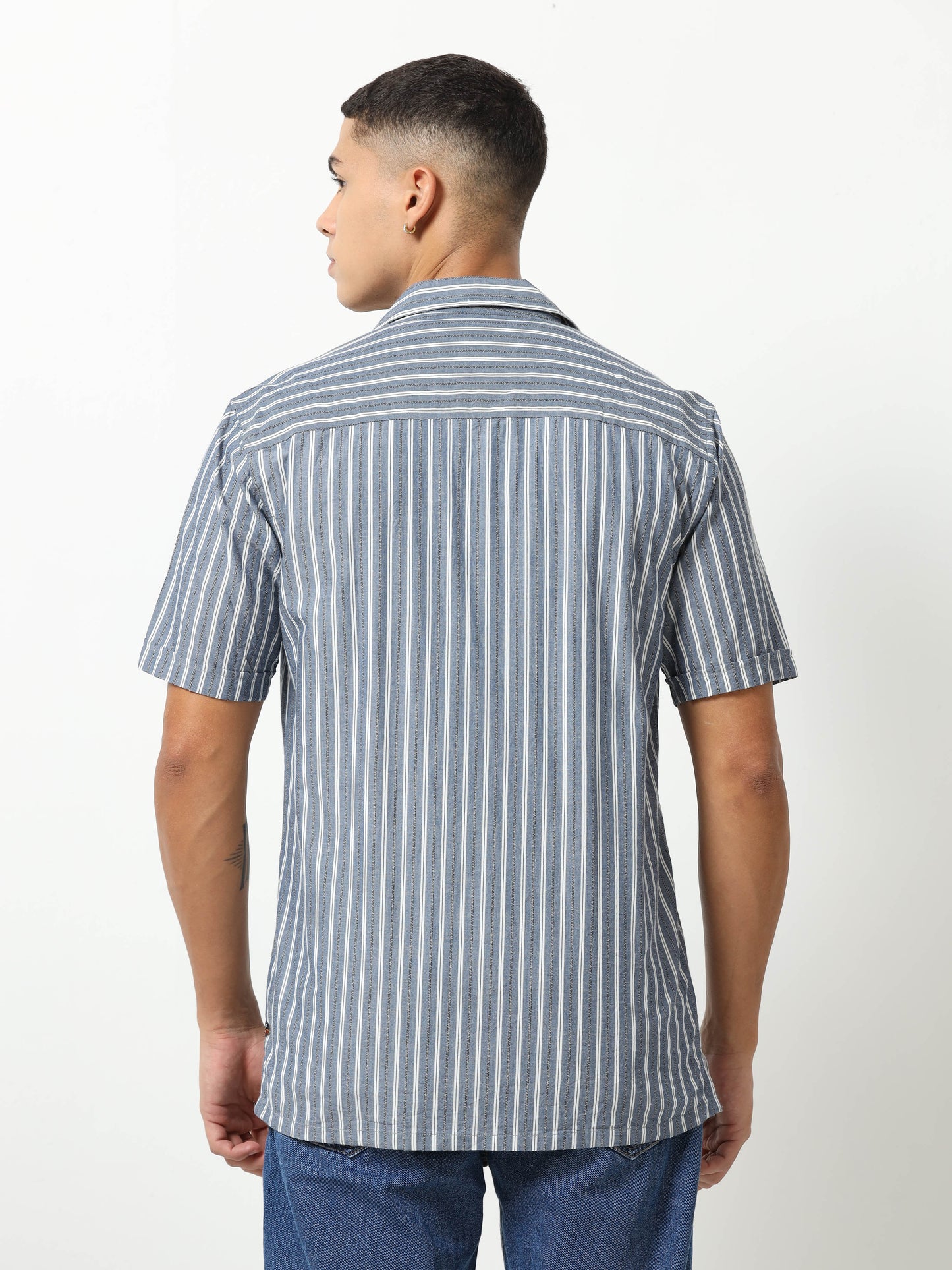 Blue Horizon Stripes Shirt