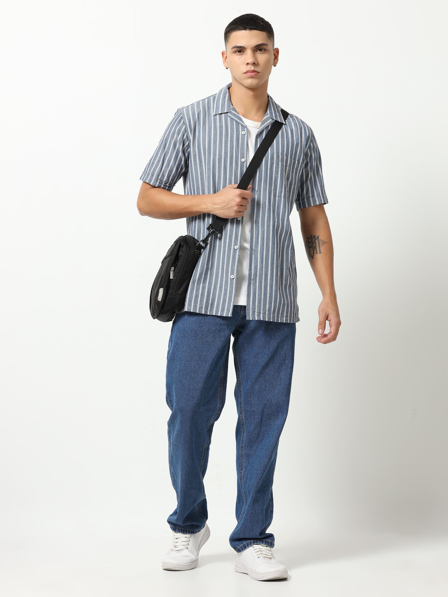 Blue Horizon Stripes Shirt