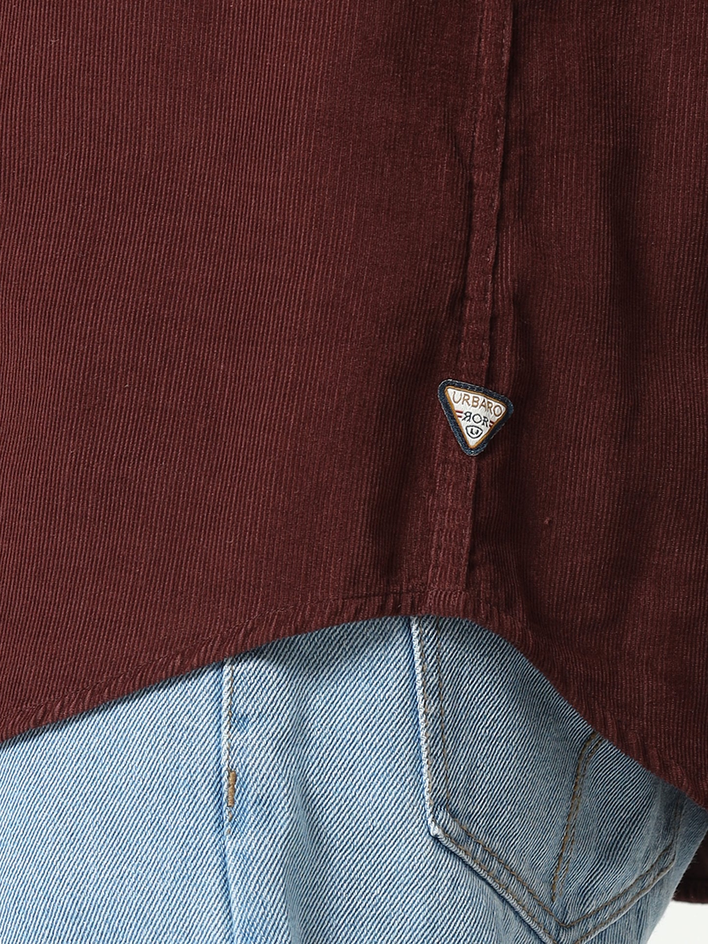 Burgundy Perfection Corduroy Shirt