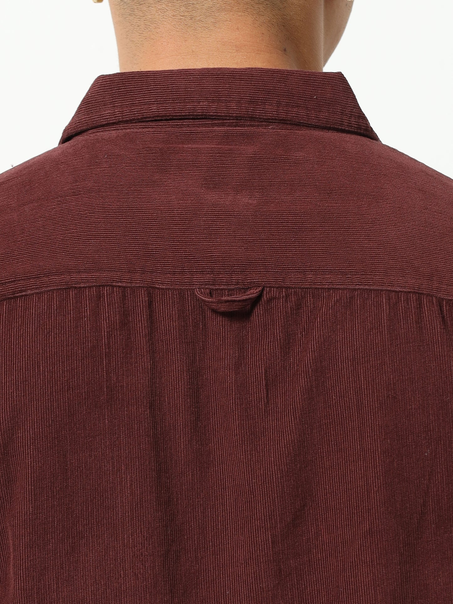 Burgundy Perfection Corduroy Shirt