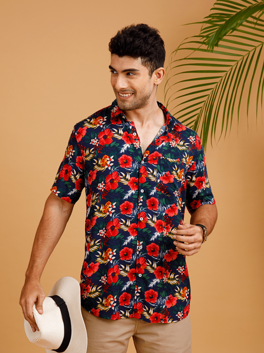 Tropical ECOVERO floral Shirt