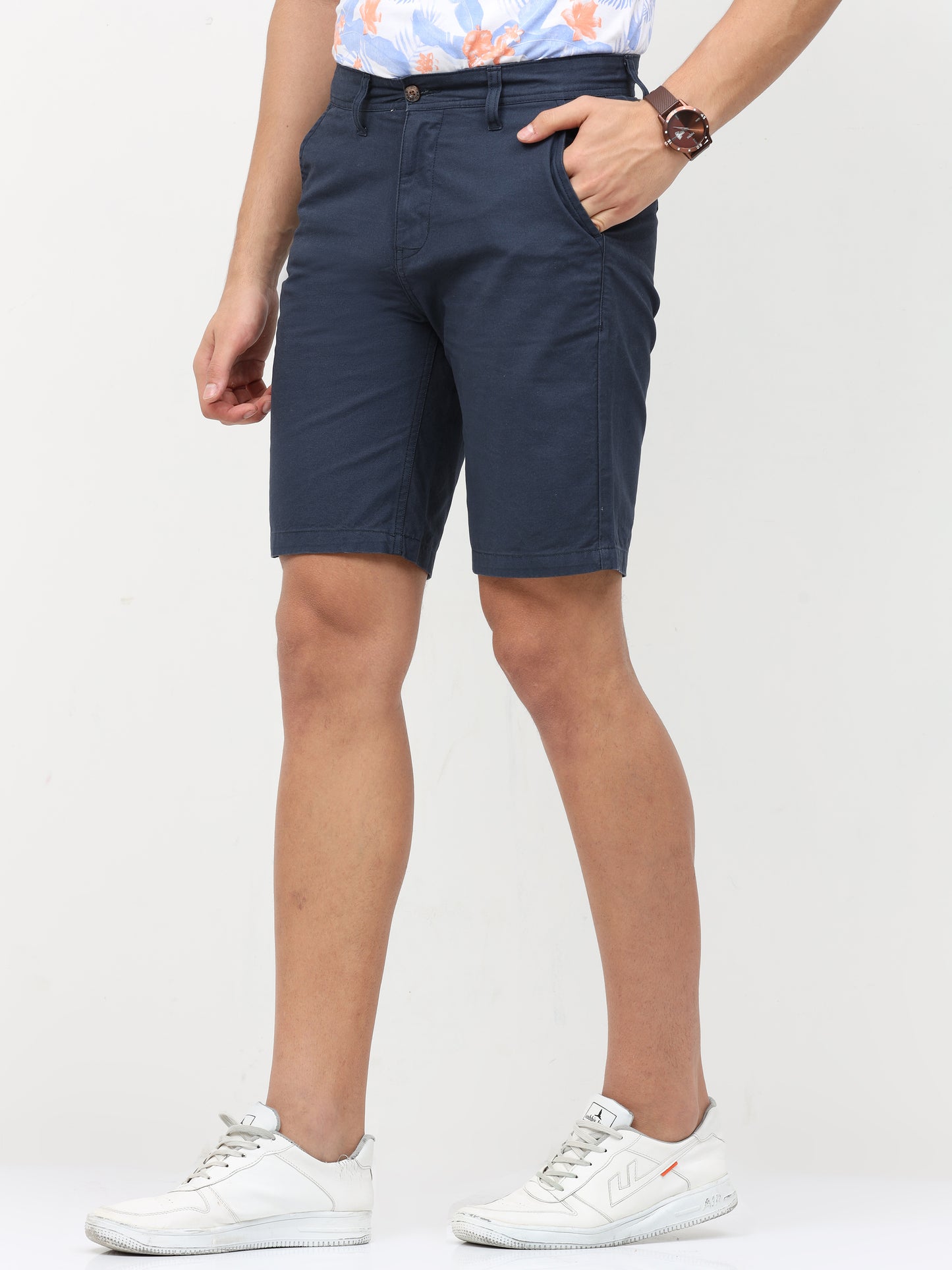 NAVY PLAIN SHORT