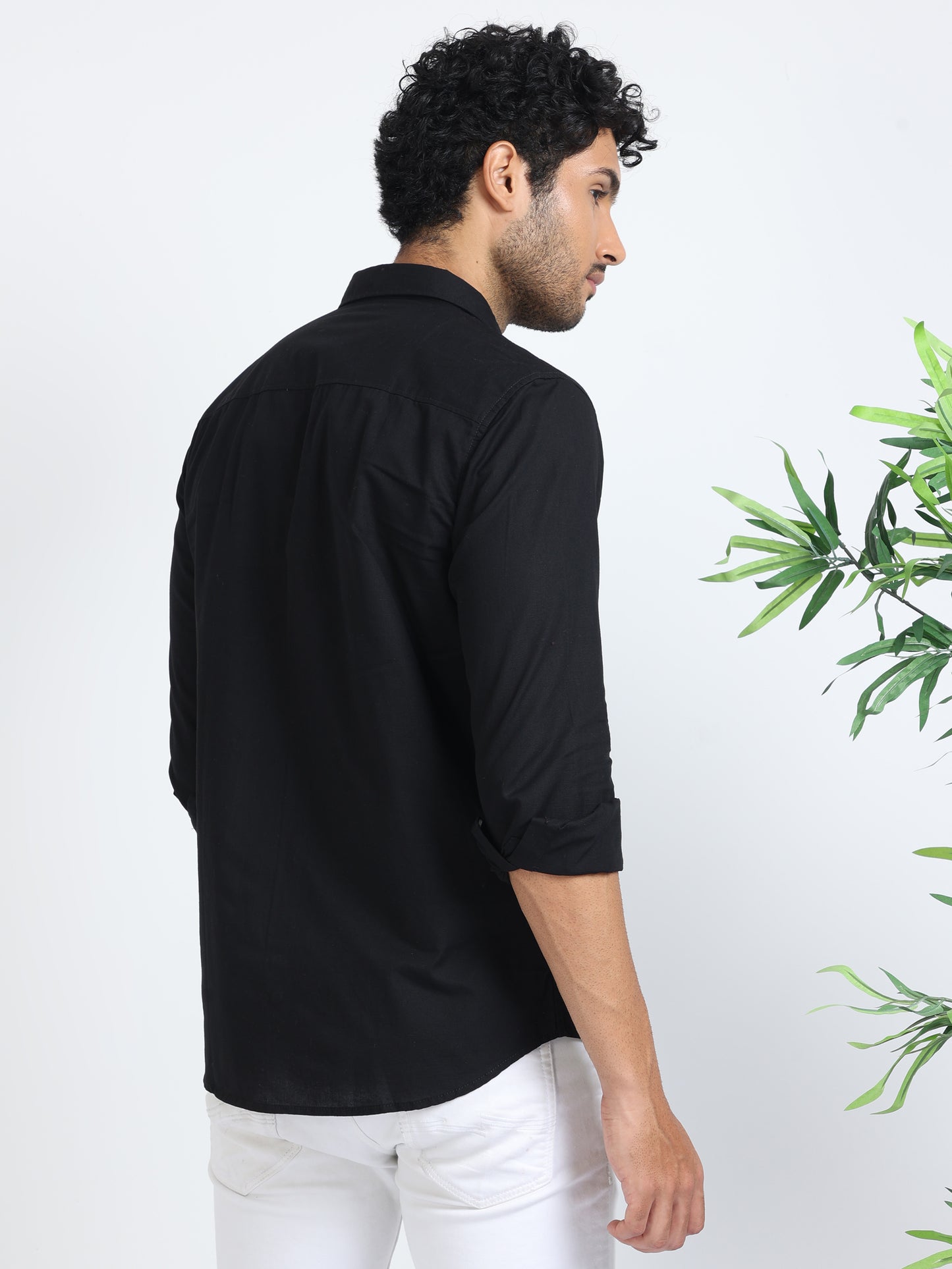 Black Jet Plain Shirt