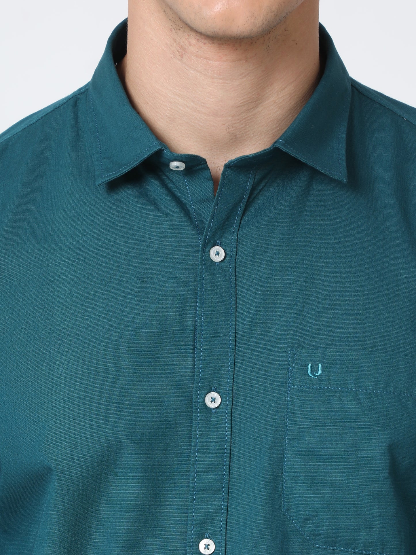 Urbaro Dark Green Shirt For Men