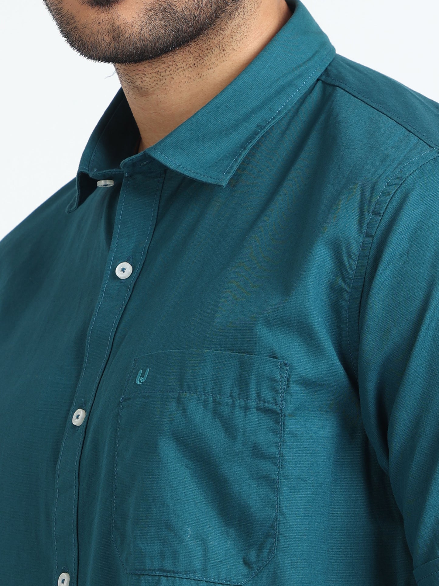 Green Jet Plain Shirt