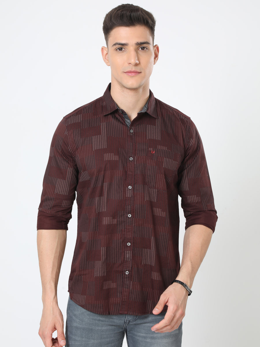 Lines of brown