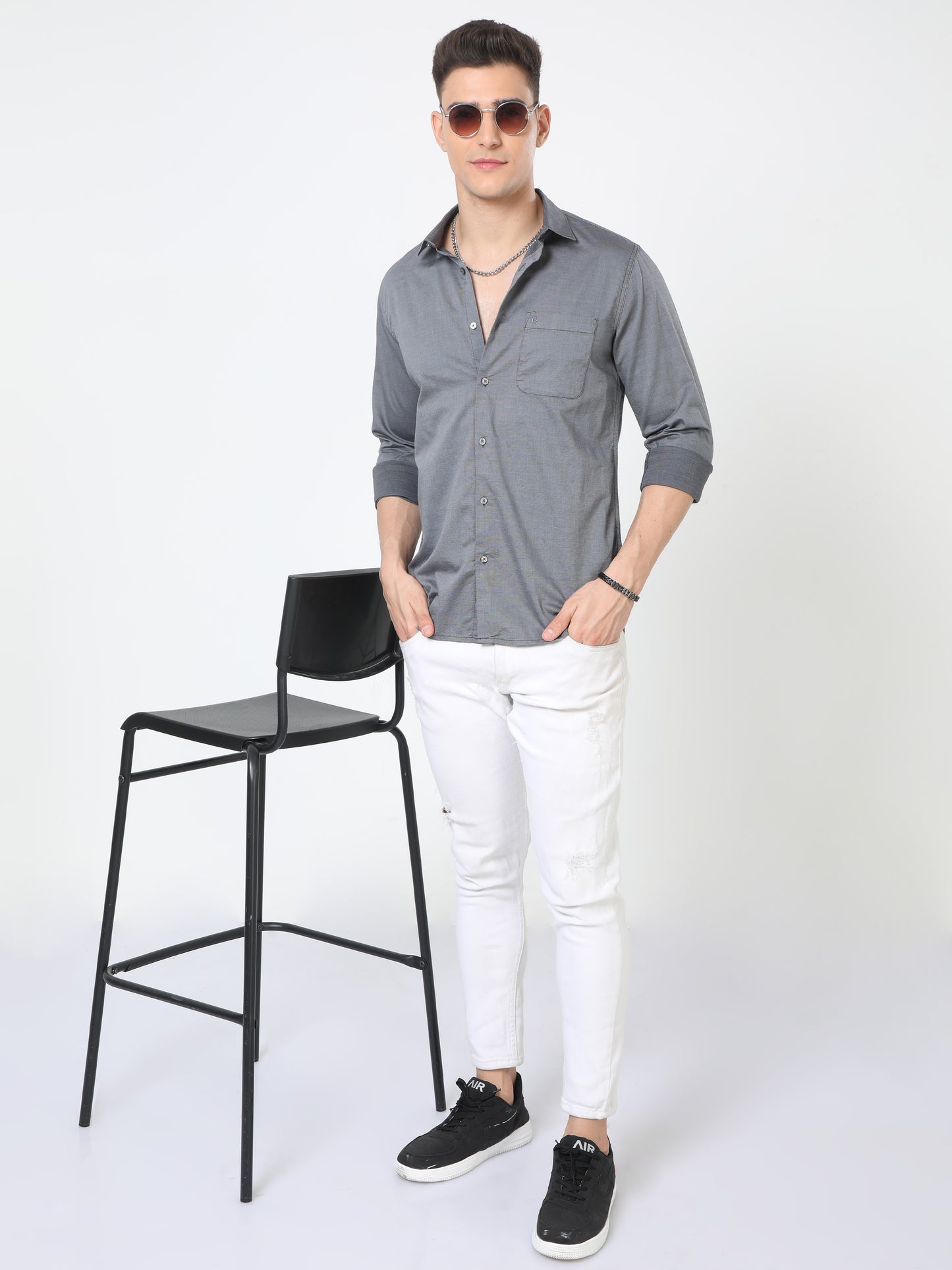 Shade of Grey Plain Shirt