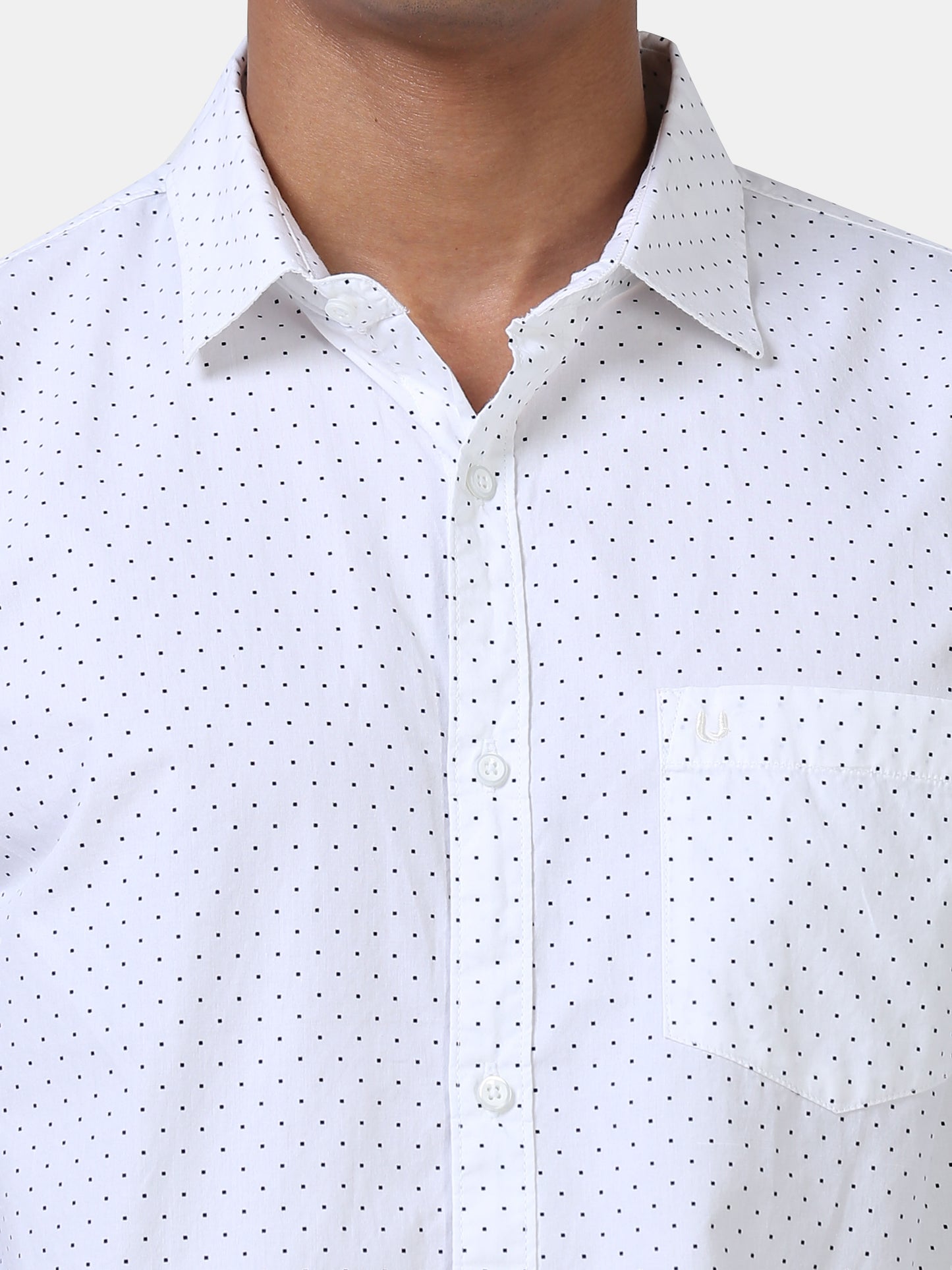 Snowfall Elegance Print shirt