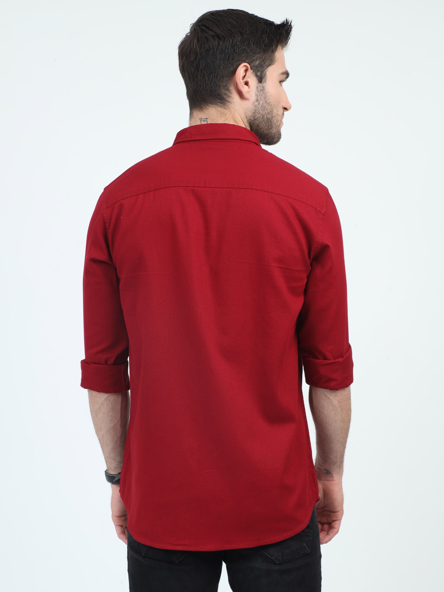 Maroon Melody Medley Plain Shirt