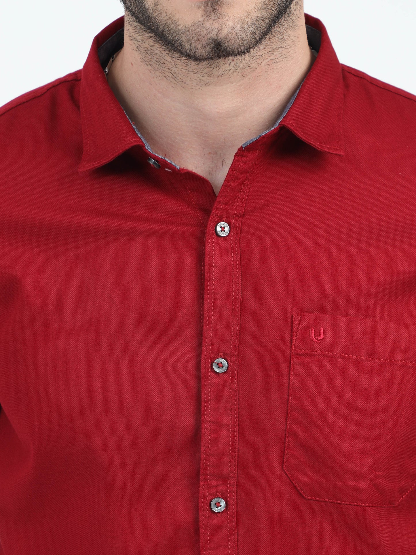 Maroon Melody Medley Plain Shirt