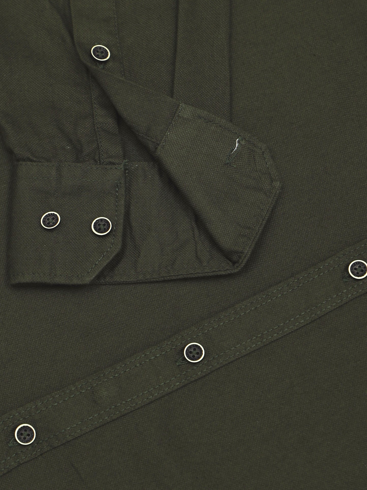 Olive Aura Attire Plain Shirt