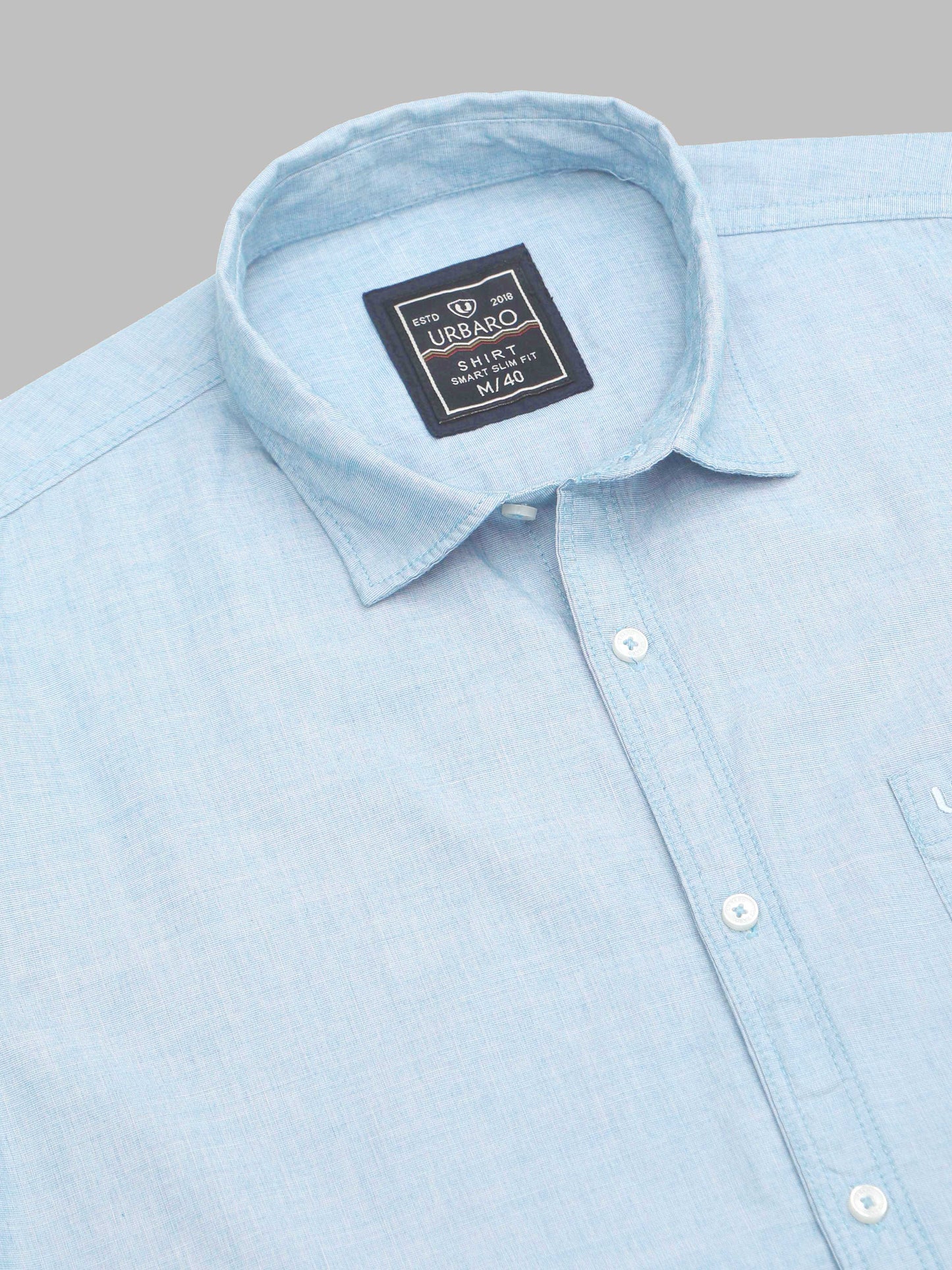 Sleek Skylines Sky blue Shirt