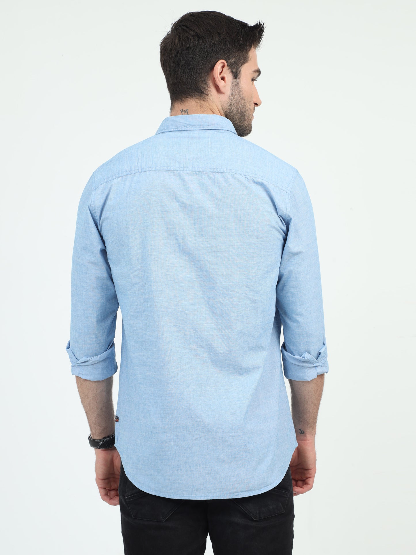 Sleek Skylines Sky blue Shirt