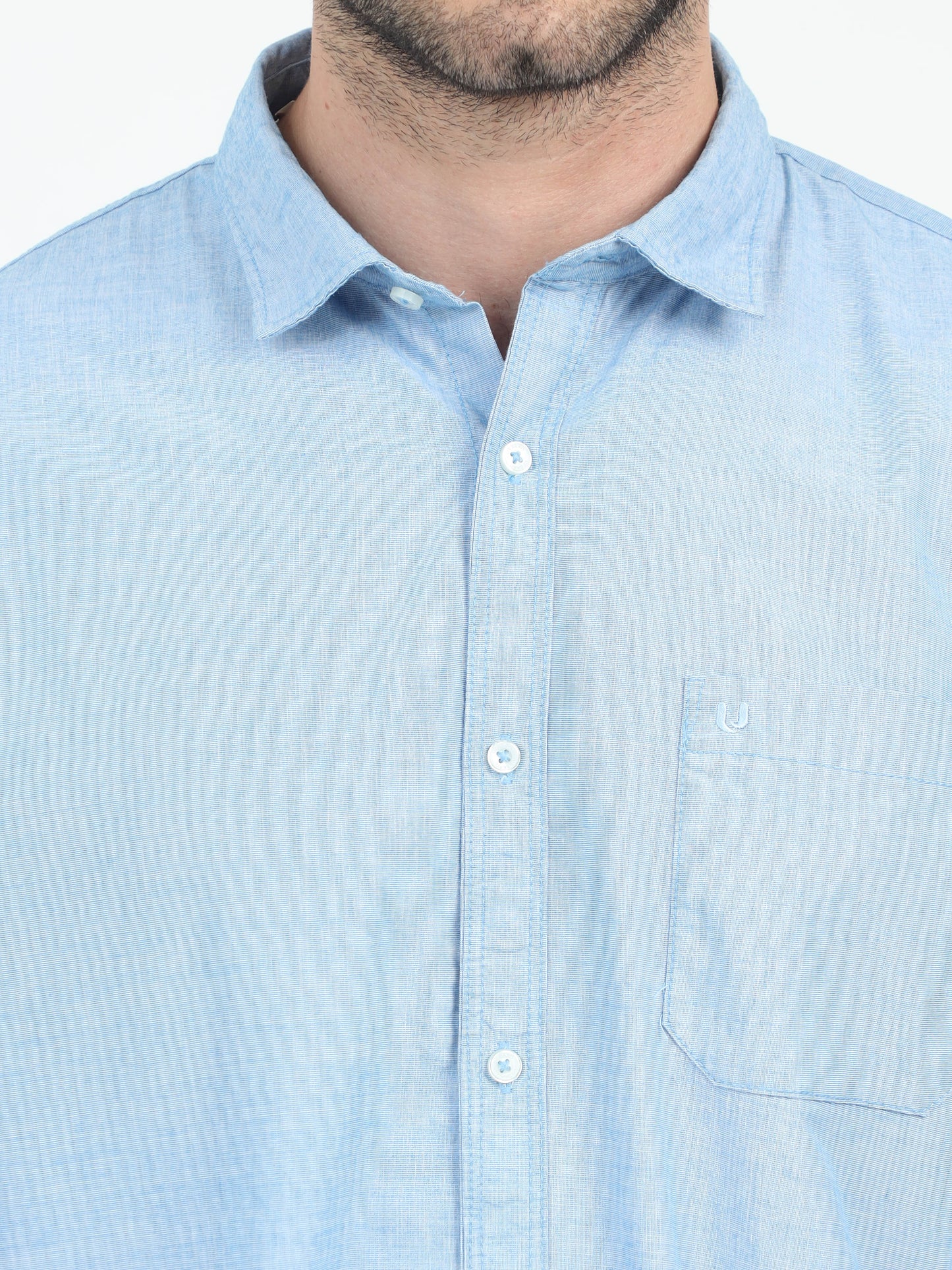 Sleek Skylines Sky blue Shirt