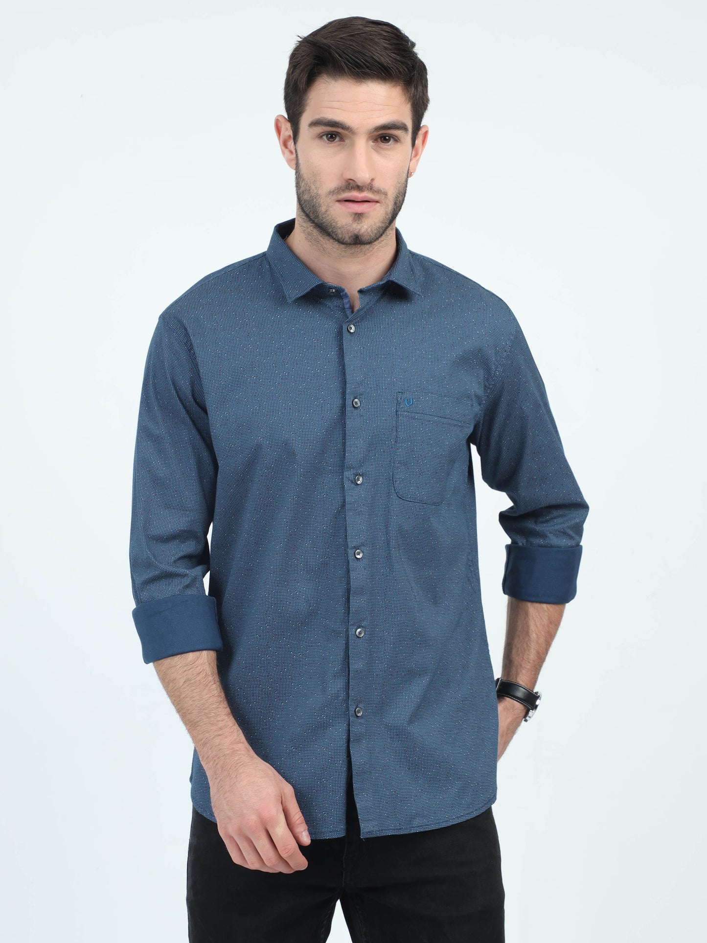 Navy Nights Niche Plain Shirt