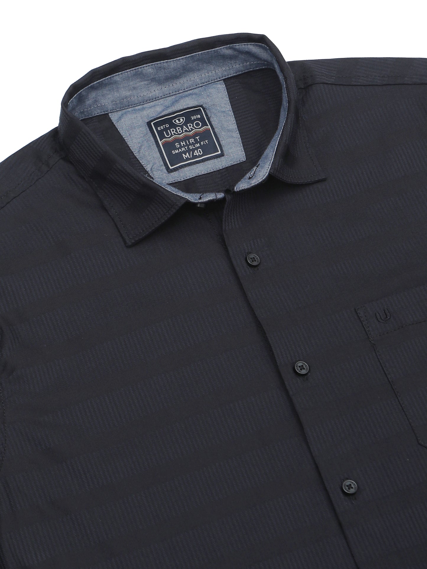 Urbaro  Edge Slim Stripe Shirt