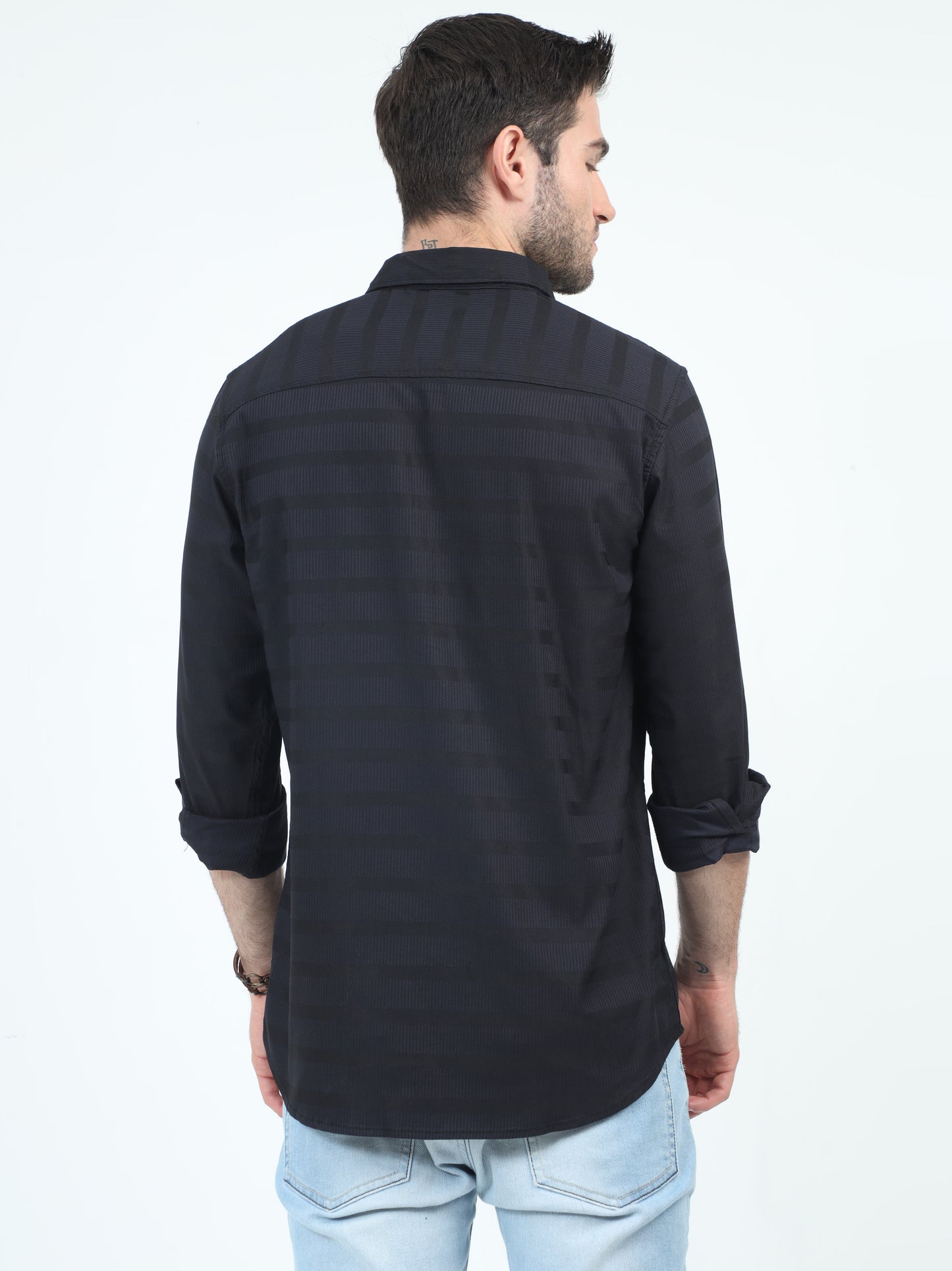 Urbaro  Edge Slim Stripe Shirt