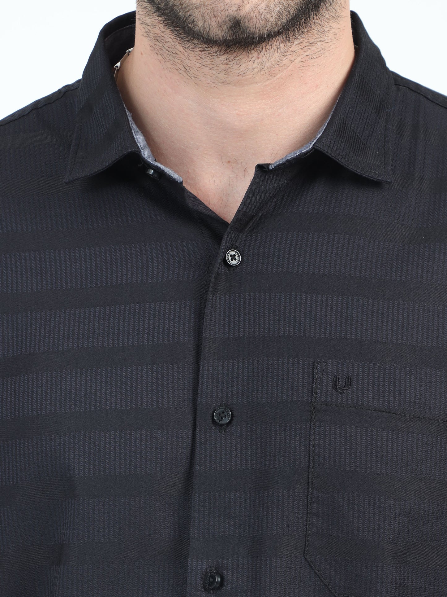 Urbaro  Edge Slim Stripe Shirt