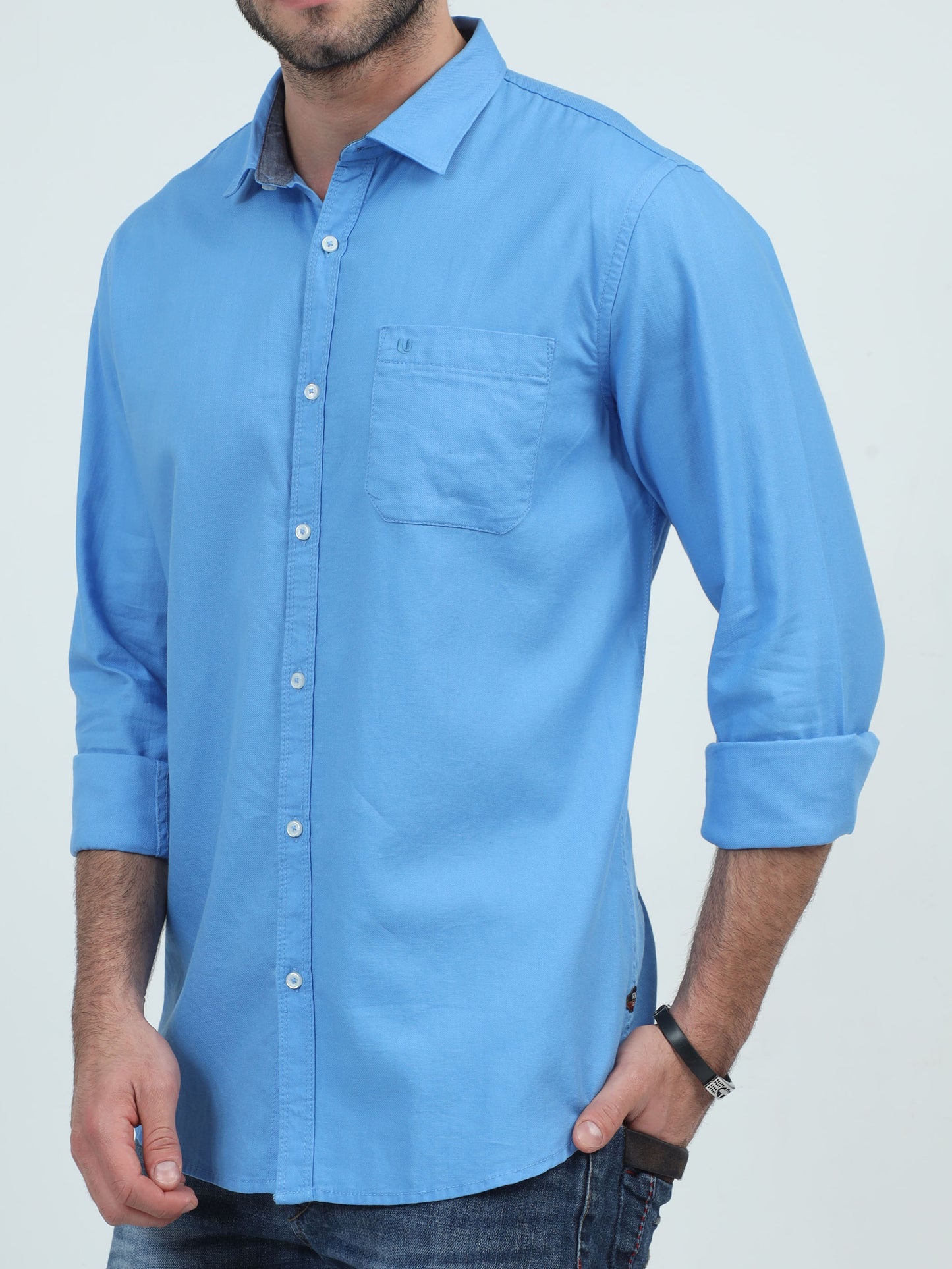 Powder Blue Perfection Plain Shirt