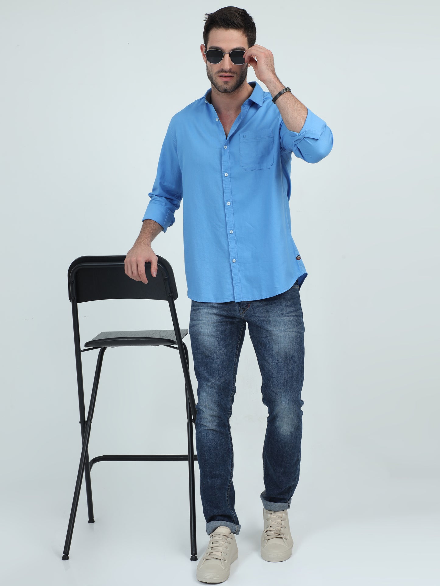 Powder Blue Perfection Plain Shirt