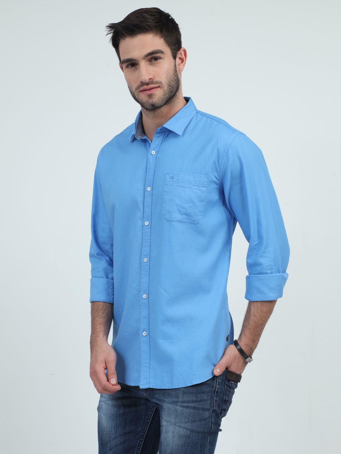 Powder Blue Perfection Plain Shirt