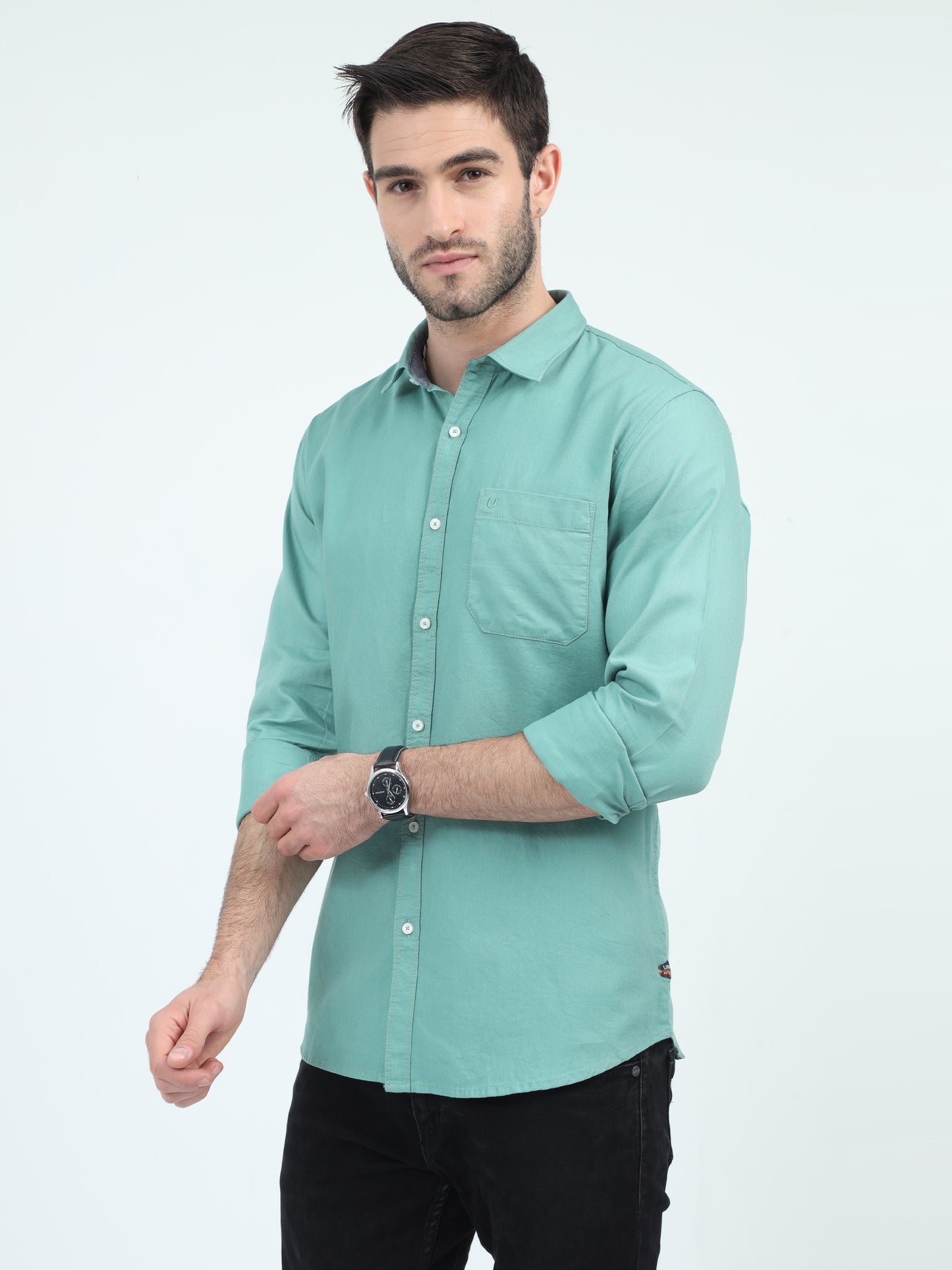 Lime Luminescence Luxe Plain Shirt