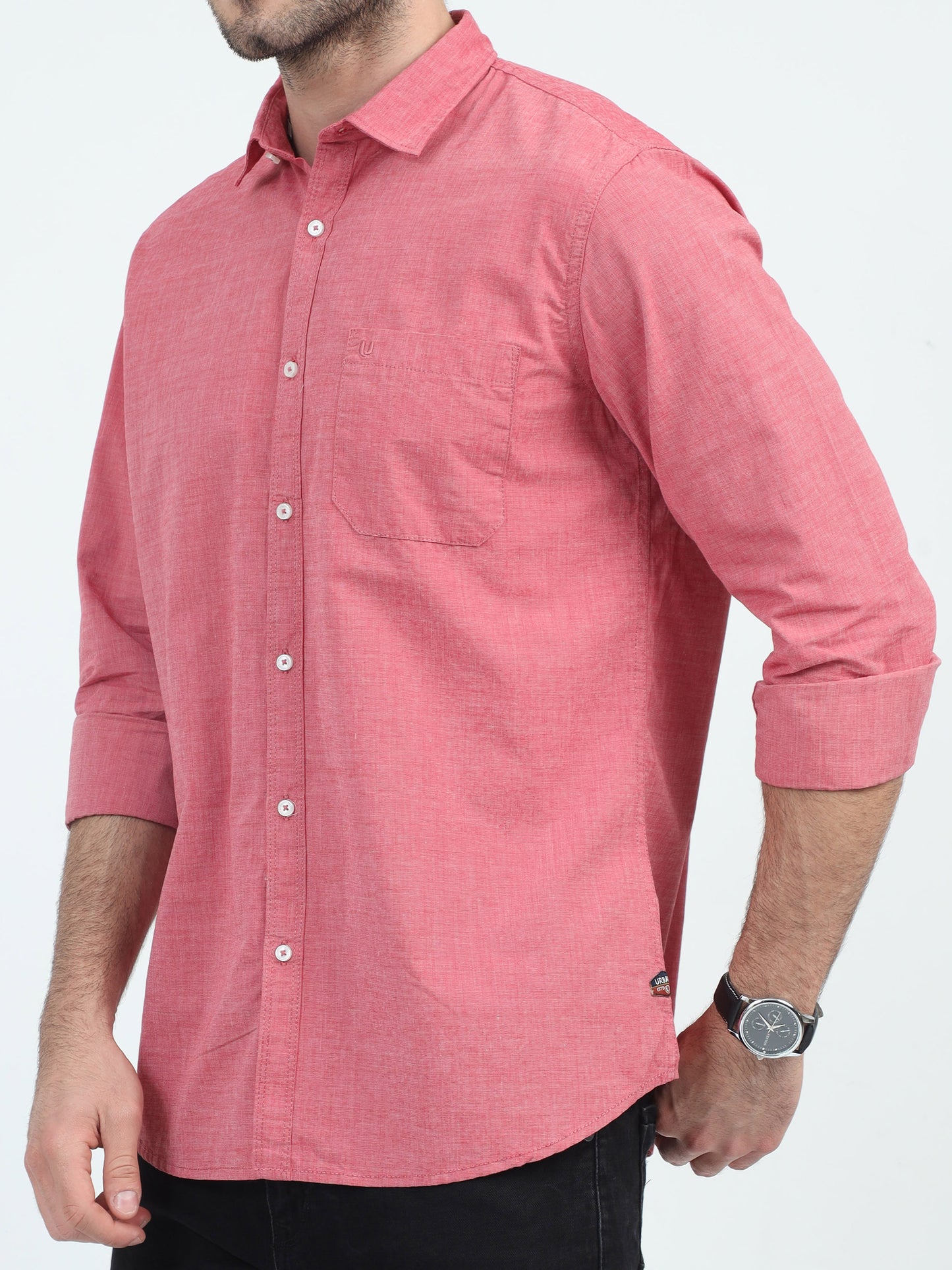 Rose Red Rhapsody Plain Shirt