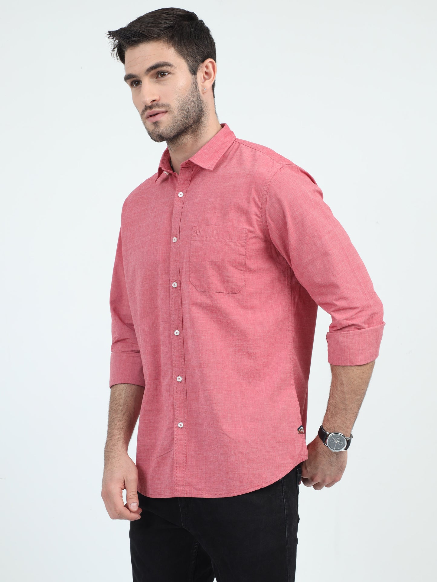 Rose Red Rhapsody Plain Shirt