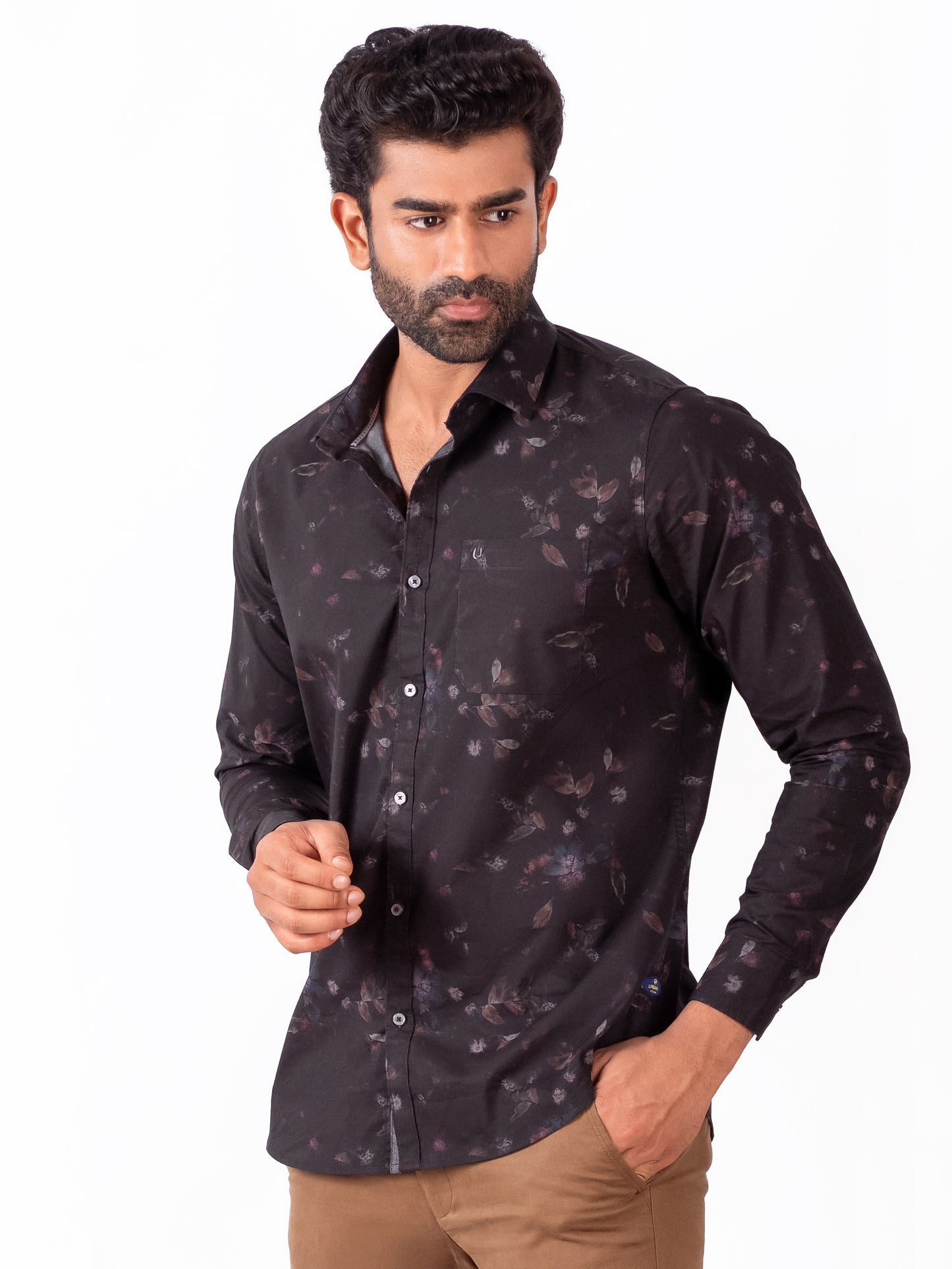 Dark flora Printed Shirt