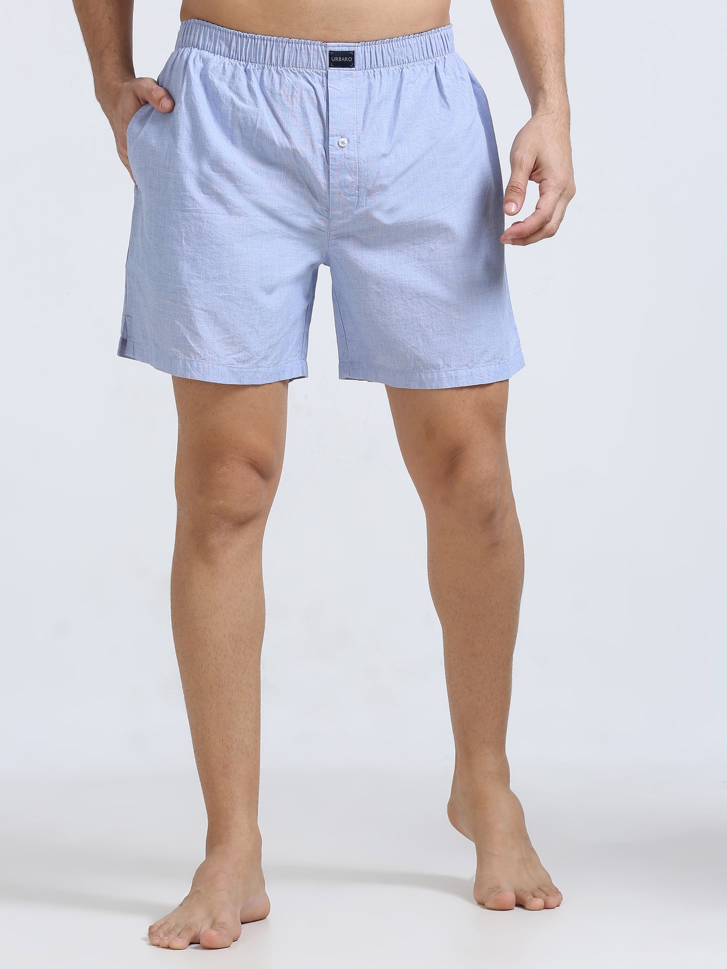 Ocean Blue And Ice Blue Combo Boxers