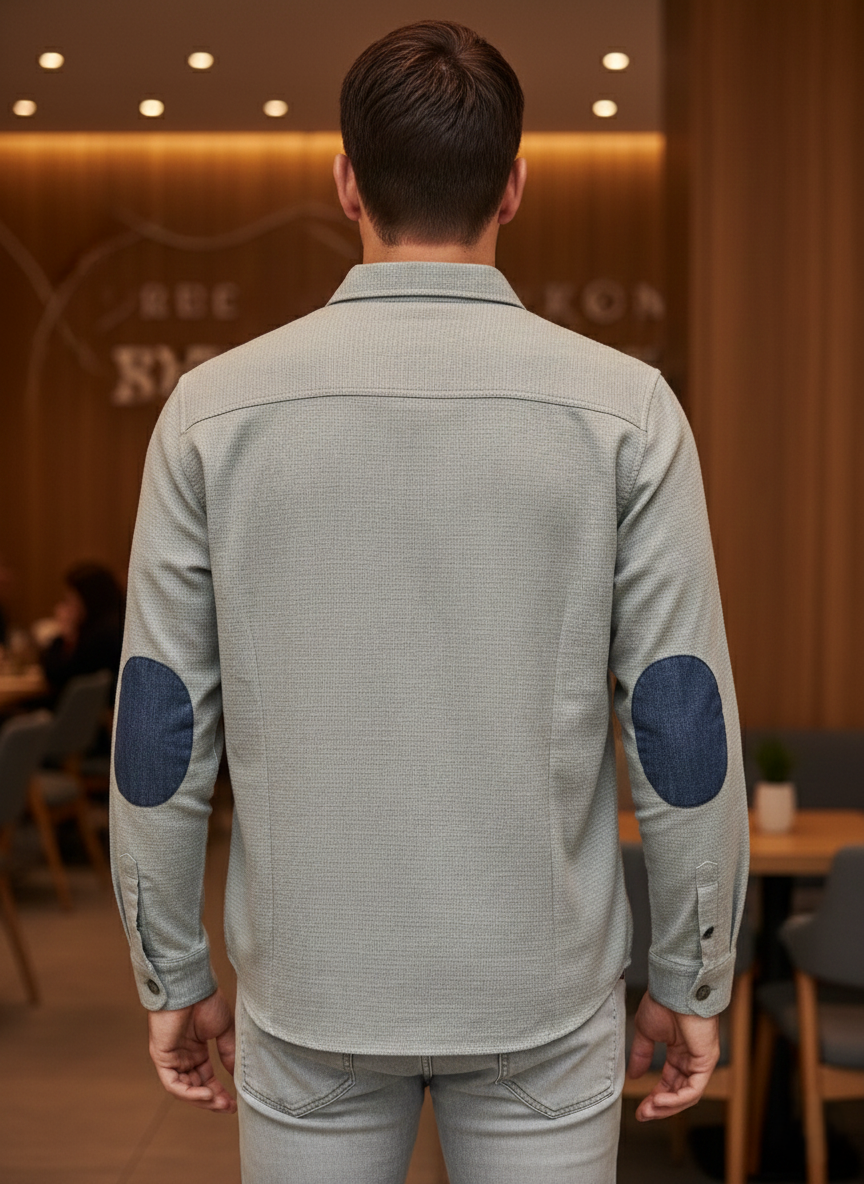 URBARO Grey Utility Shacket