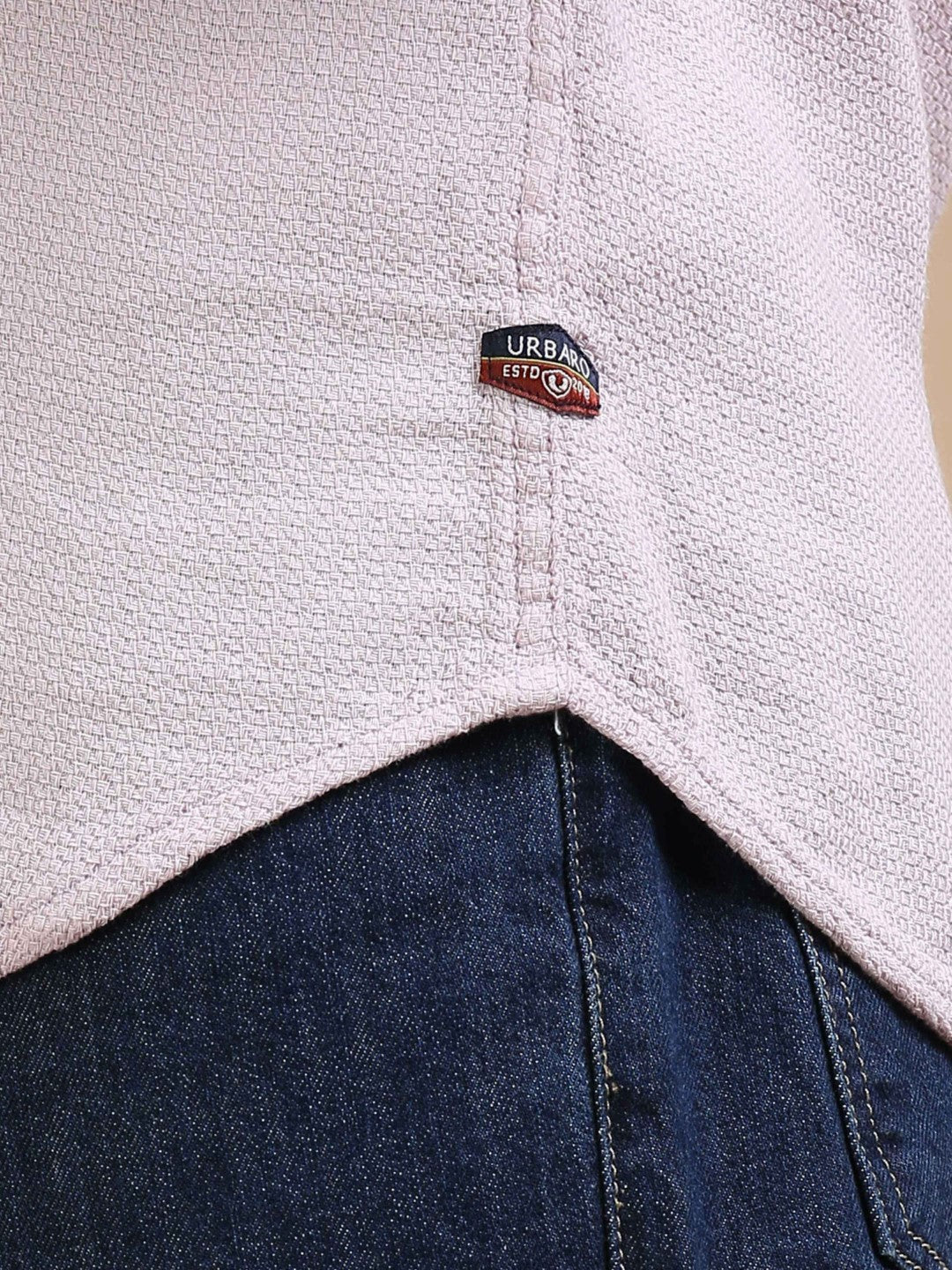 Pink Precision Dobby Shirt