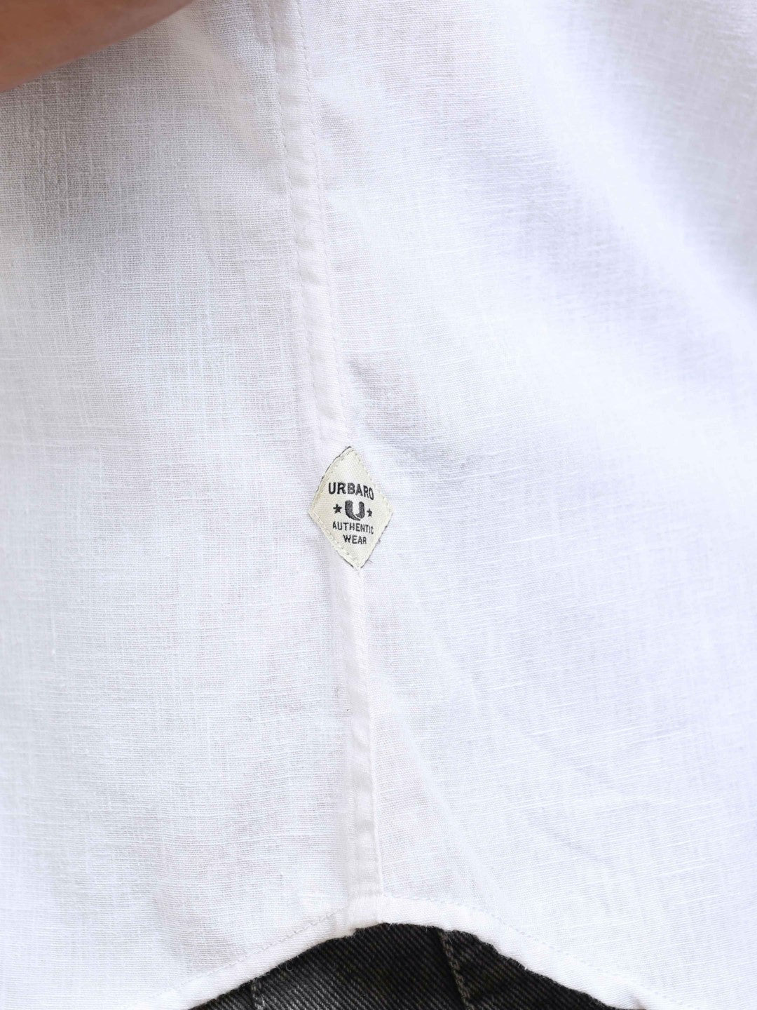Eterna White Plain Shirt
