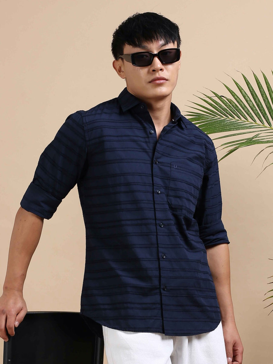 Midnight Weave Dobby Shirt