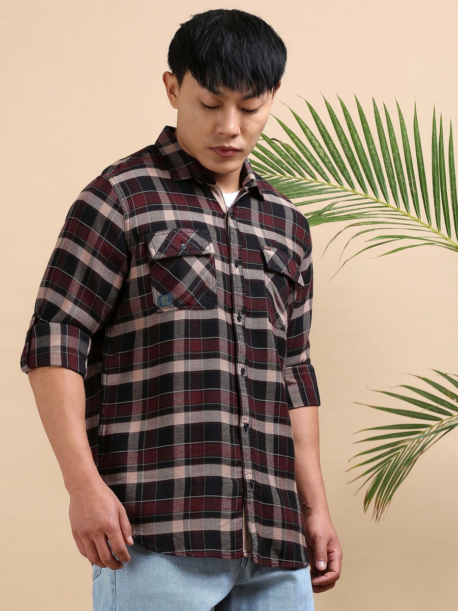 Blackline Edit Check Shirt