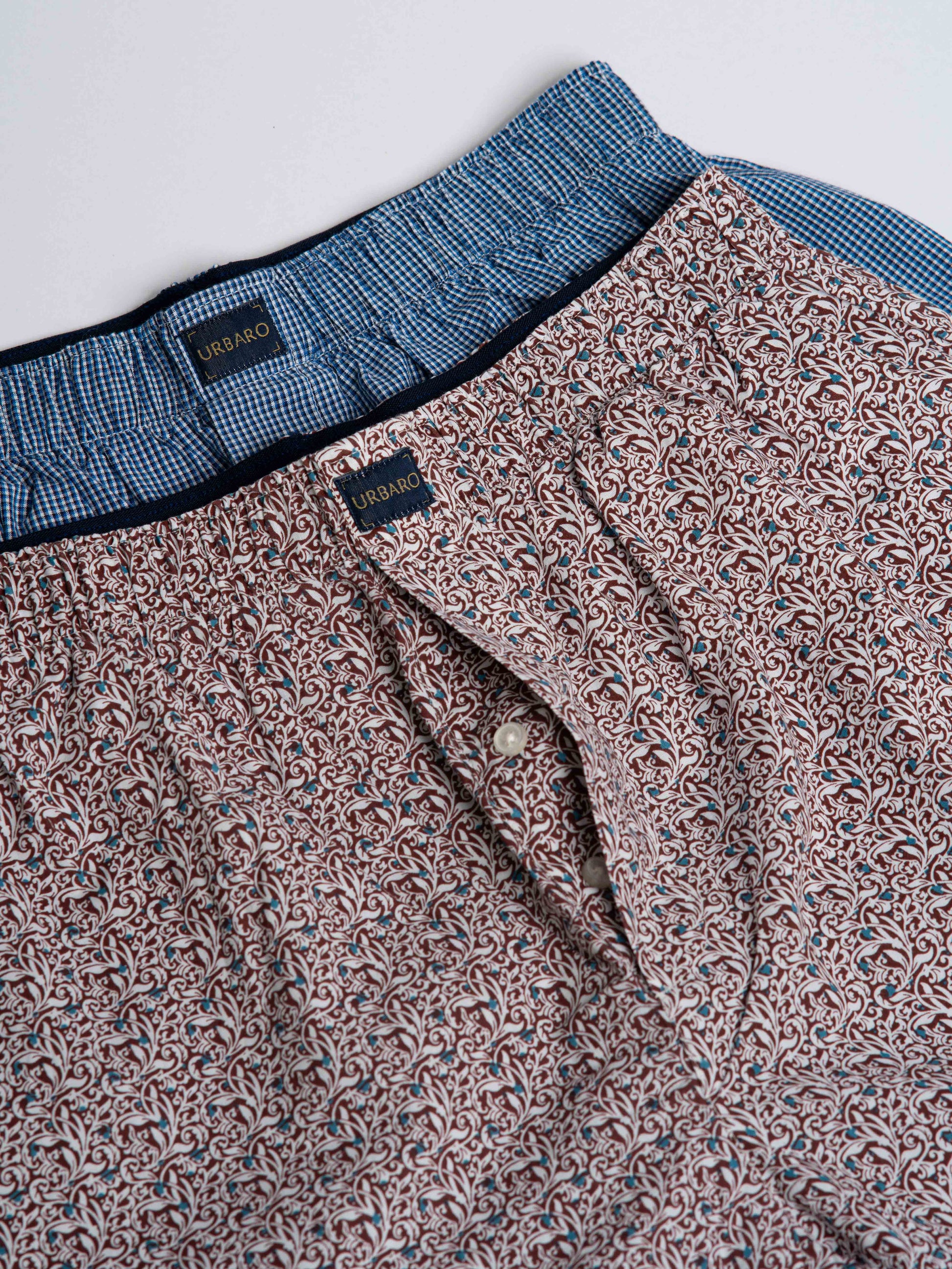 Graphic Contrast Combo Boxer Shorts