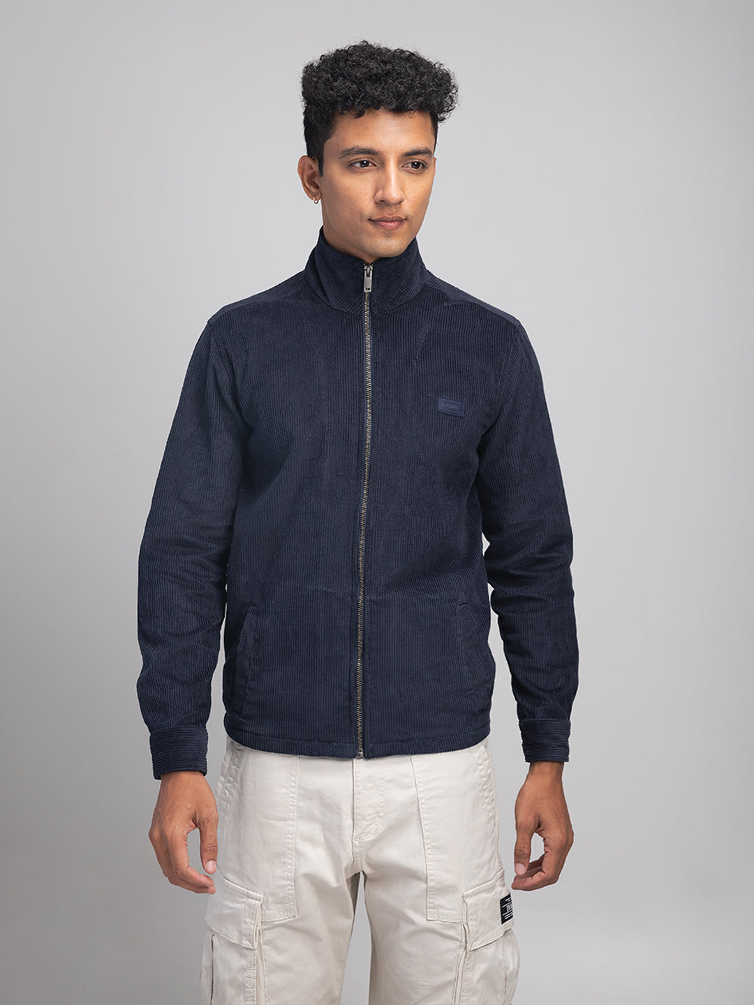 Stormy  Navy Corduroy Jacket