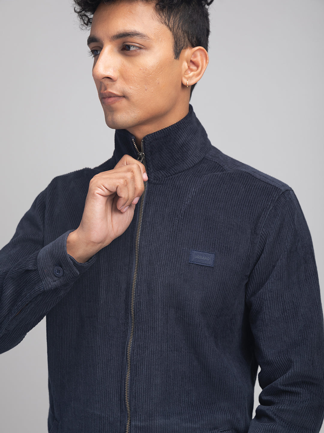 Stormy  Navy Corduroy Jacket