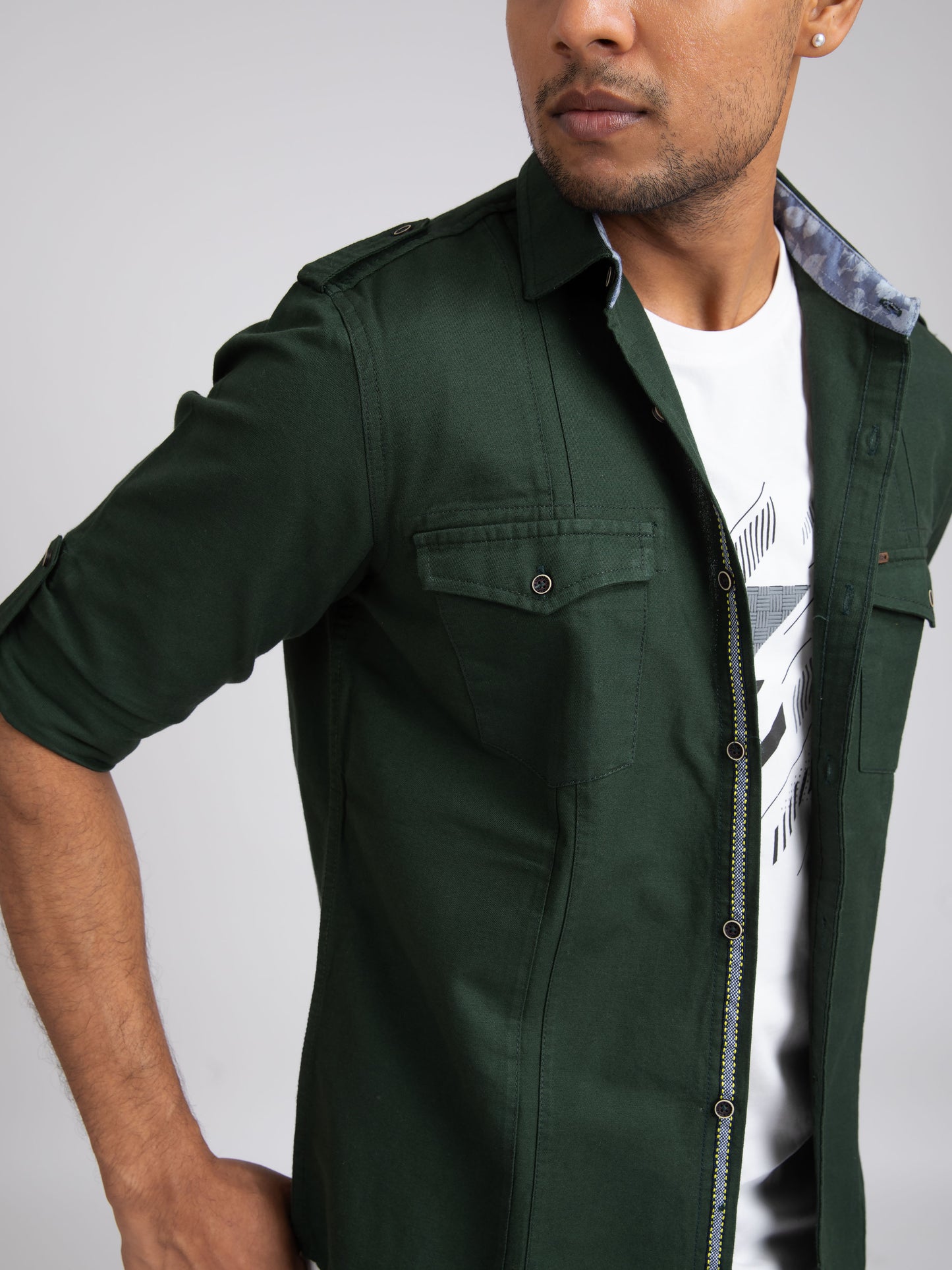 Oceanic Green Overshirt