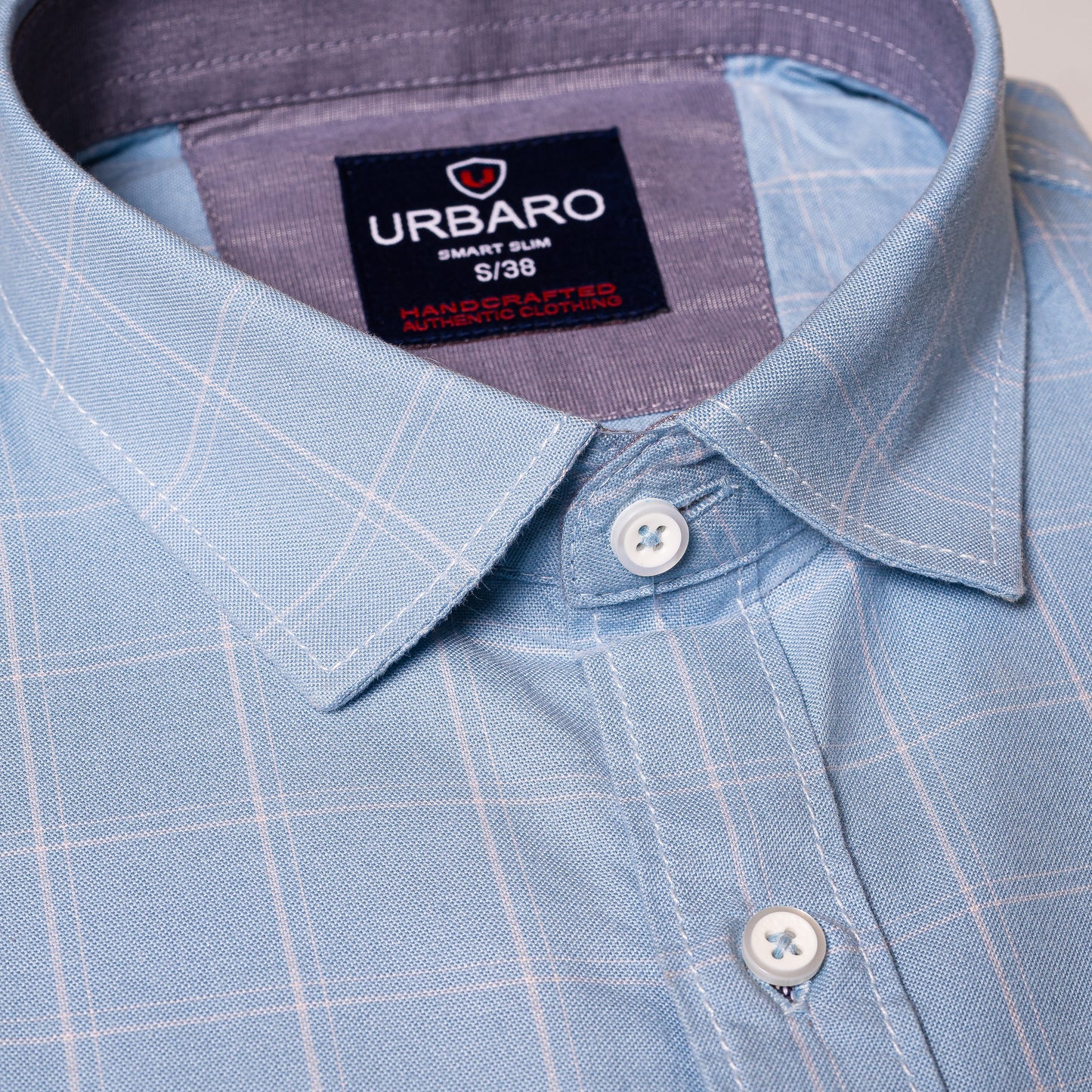 Blue windowpane Shirt