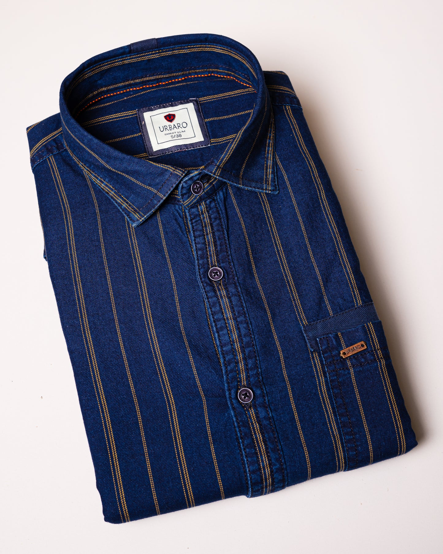 Dark Blue Stripes Shirt