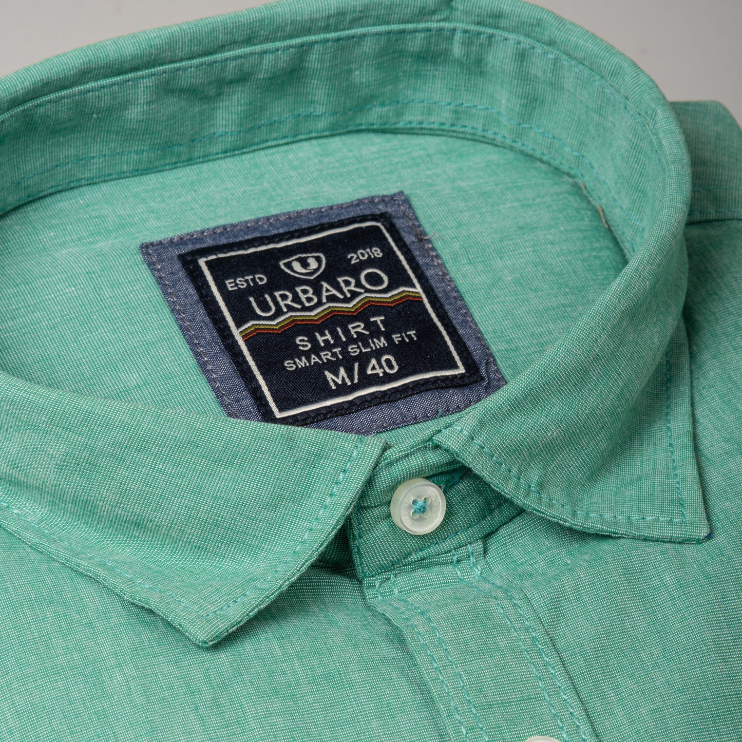 Pure Simplicity Solid Green Shirt